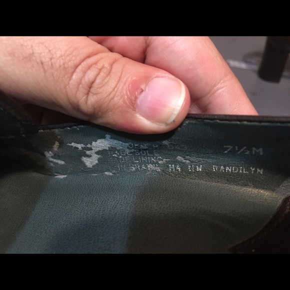 Women’s size 7.5 Nine West brown shoes - Picture 6 of 8